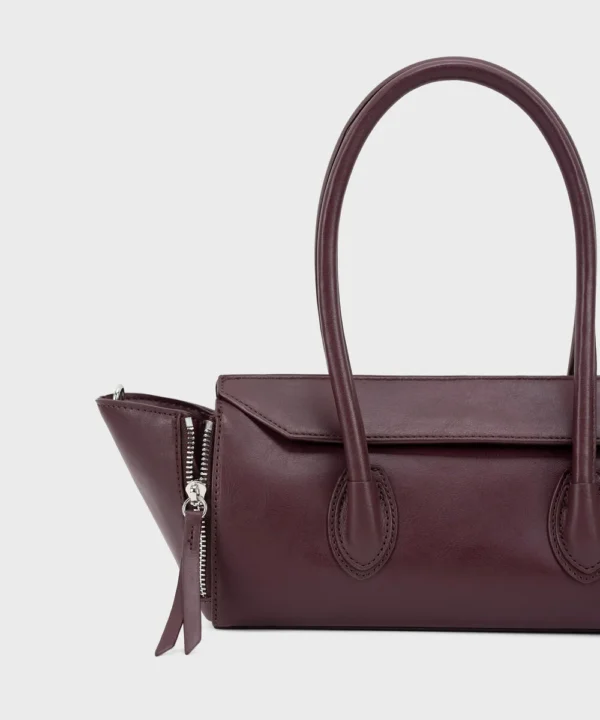 burgundy cross body bag