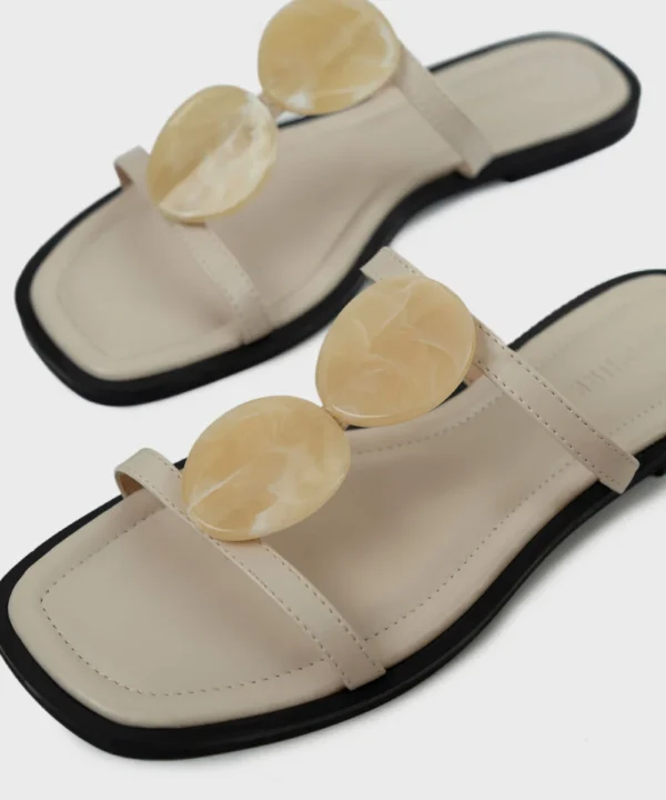 beige flats