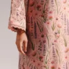 3 piece embroidered zari lawn suit