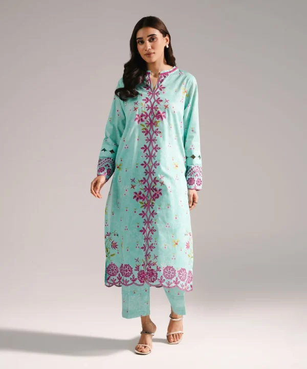 embroidered lawn shirt