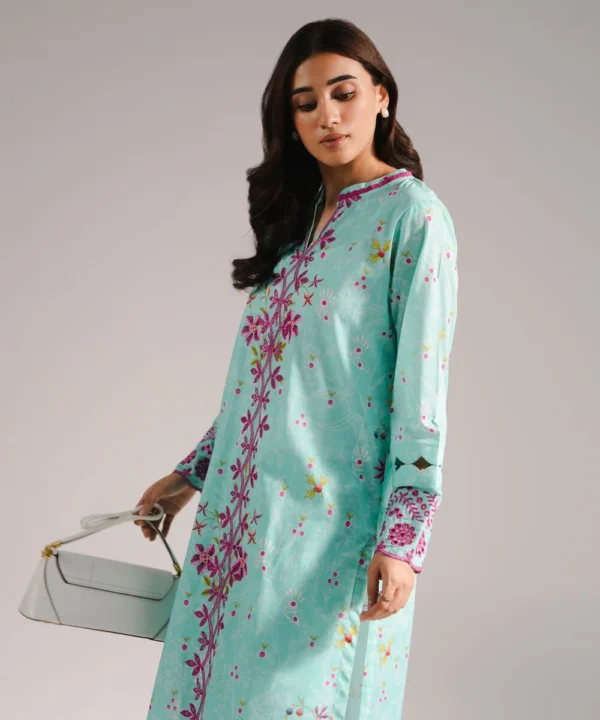 embroidered lawn shirt