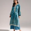 2 piece embroidered cotton suit