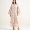 2 piece embroidered zari lawn suit