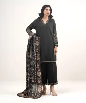 3 piece embroidered cotton net suit (copy)