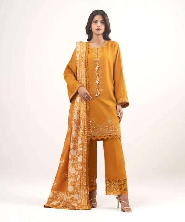 3 piece embroidered cotton viscose suit (copy)