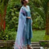 3 piece embroidered raw silk suit (copy)