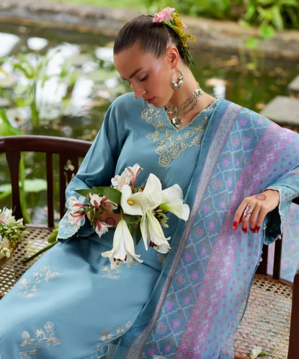 3 piece embroidered raw silk suit (copy)