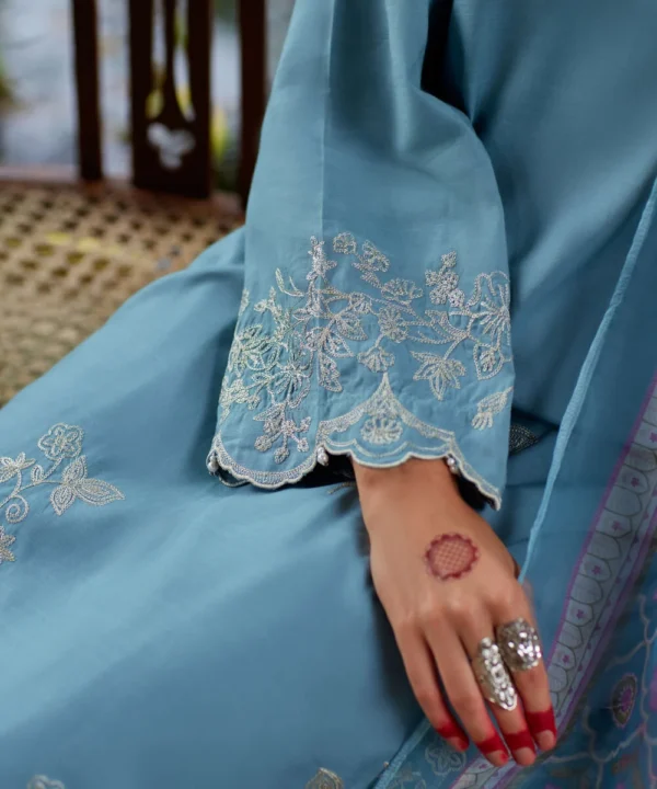 3 piece embroidered raw silk suit (copy)