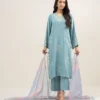 3 piece embroidered raw silk suit (copy)