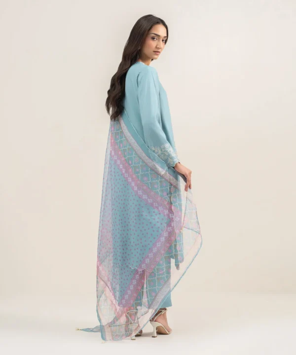 3 piece embroidered raw silk suit (copy)
