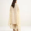3 piece embroidered cotton viscose suit