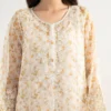 3 piece embroidered cotton viscose suit