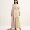 3 piece embroidered raw silk suit (copy)
