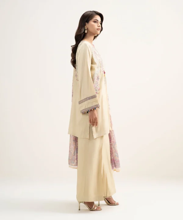 3 piece embroidered raw silk suit (copy)