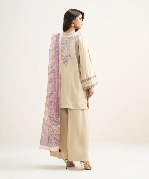 3 piece embroidered raw silk suit (copy)