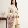 3 piece embroidered raw silk suit (copy)