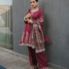 3 piece embroidered raw silk suit (copy)