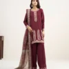 3 piece embroidered raw silk suit (copy)