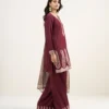 3 piece embroidered raw silk suit (copy)