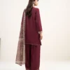 3 piece embroidered raw silk suit (copy)