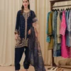3 piece embroidered raw silk suit (copy)