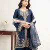 3 piece embroidered raw silk suit (copy)