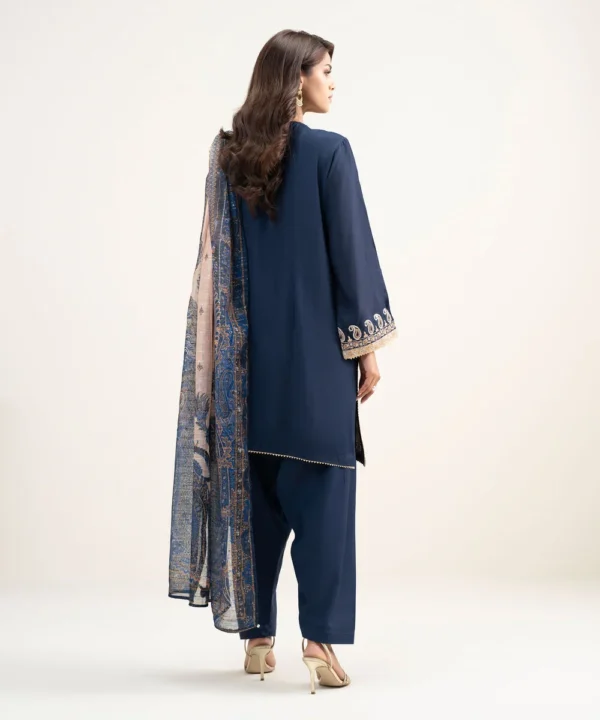 3 piece embroidered raw silk suit (copy)