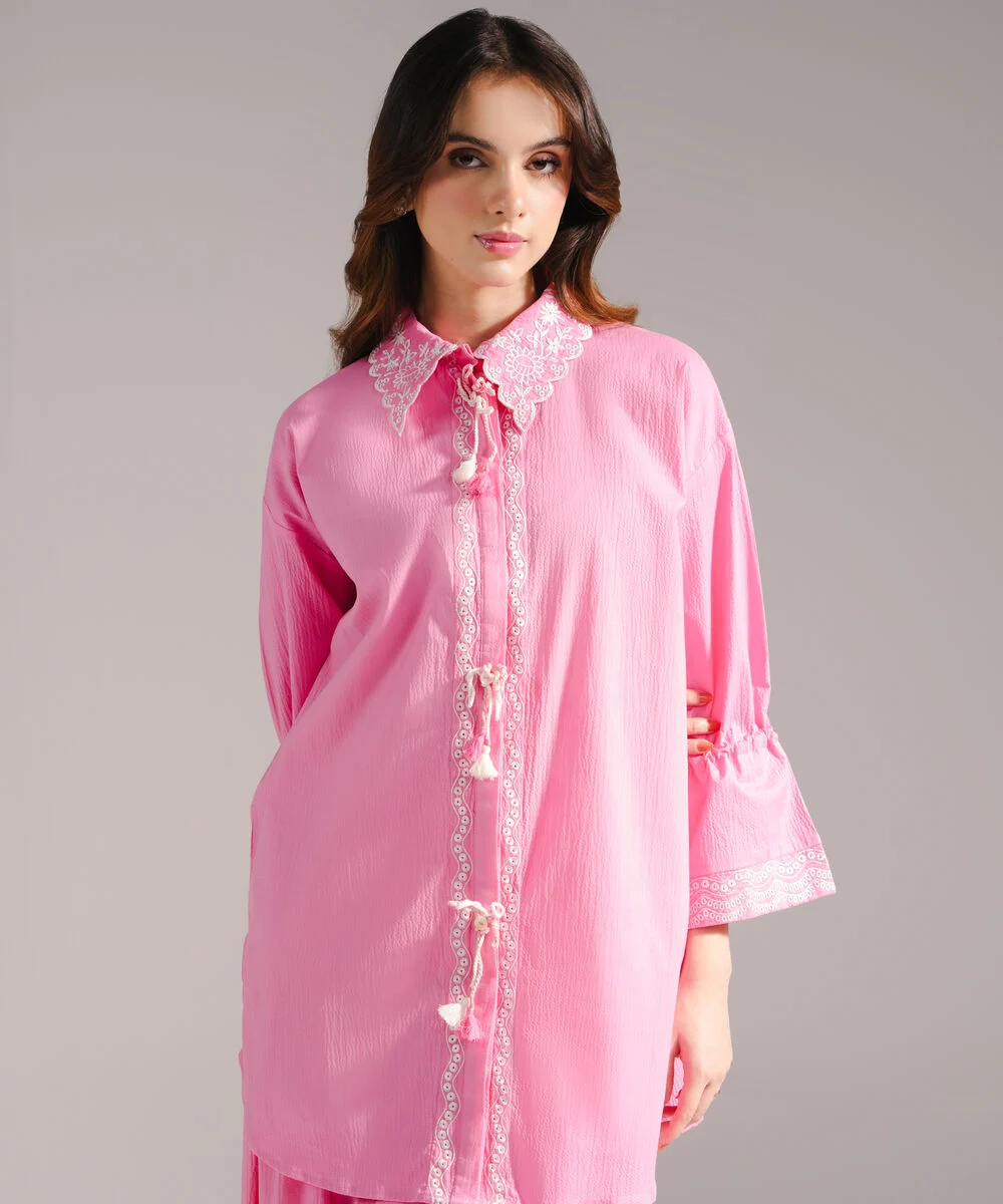 embroidered lawn shirt