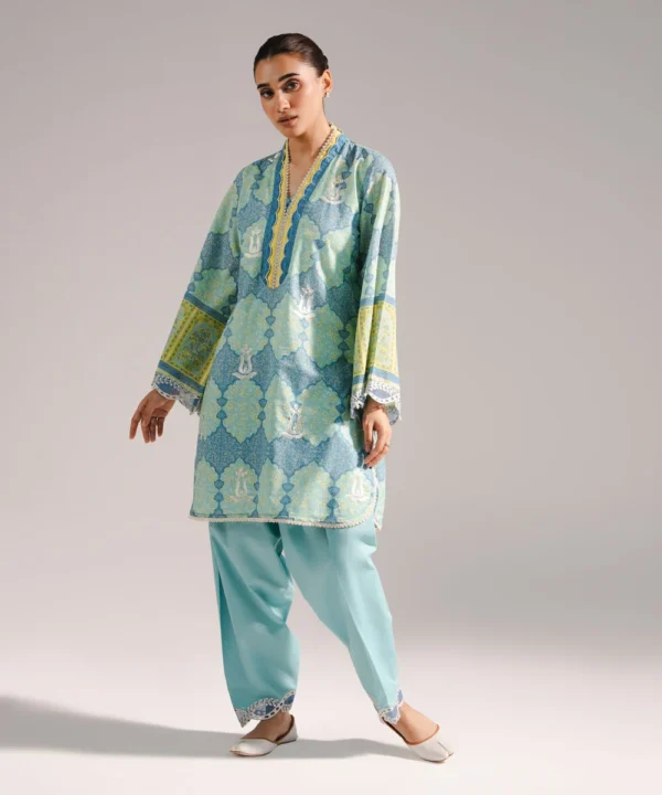 embroidered lawn shirt