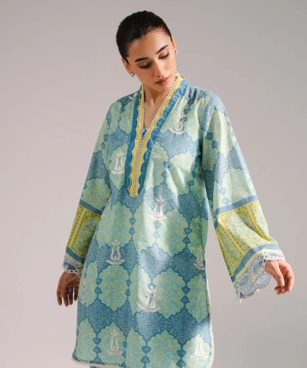 embroidered lawn shirt