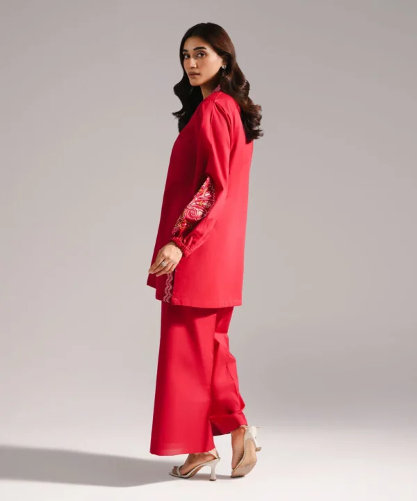 embroidered cotton shirt
