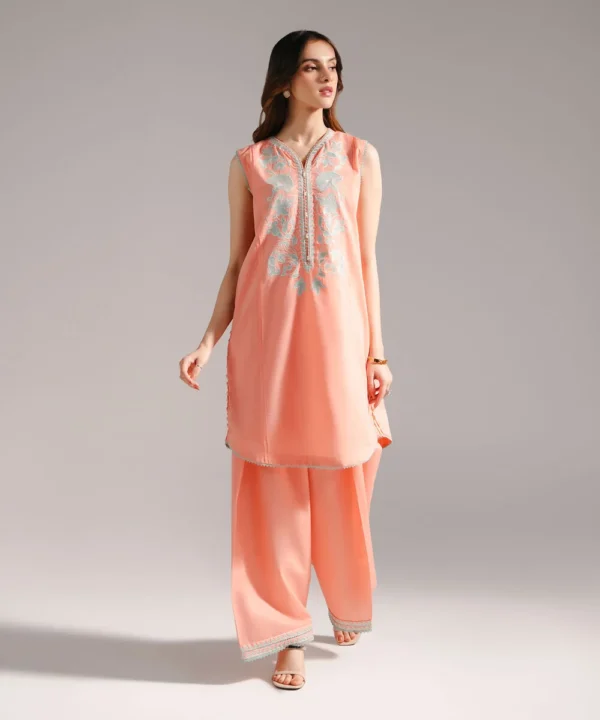 embroidered zari lawn shirt