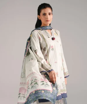3 piece printed leno kara suit 3 piece printed leno kara suit