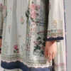3 piece printed leno kara suit